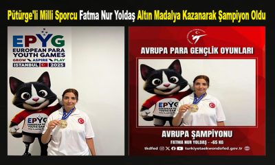 <strong>Pütürge’li Milli Sporcu Fatma Nur Yoldaş Altın Madalya Kazanarak Şampiyon Oldu</strong>