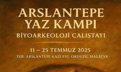 UNESCO Dünya Mirası Arslantepe’de İlk Kez Uygulamalı Biyoarkeoloji Eğitimi Düzenleniyor