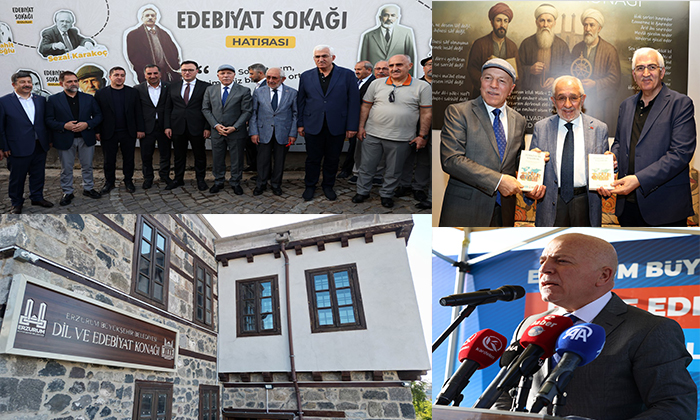 Erzurum Büyükşehir Belediyesi Dil ve Edebiyat Konağı, Düzenlenen Törenle Açıldı