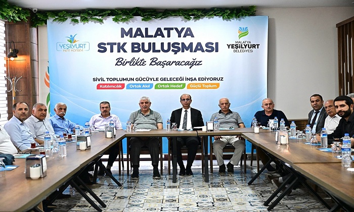 Başkan İlhan Geçit, STK Temsilcileriyle Yeşilyurt’un Bugünü ve Yarınlarını Ele Aldı