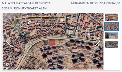 TOKİ Battalgazi Dernek’te 5.309 M2 Konut ve Ticaret Alanını  Satışa Çıkarttı
