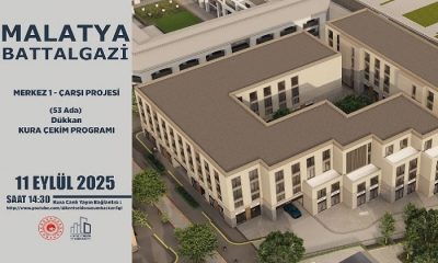 Ertelenen Malatya Çarşısında Kura Çekimi 11 Eylül Perşembe Günü Yapılacak