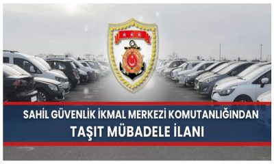 Sahil Güvenlik İkmal Merkezi Komutanlığından Mübadele İlanı