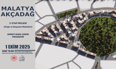 Malatya’da Kentsel Dönüşüm Kura Çekimi 1 Ekim Çarşamba Günü Çekilecek