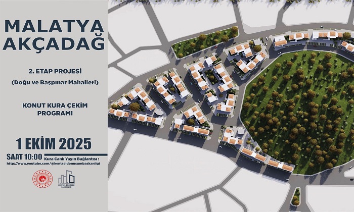 Malatya’da Kentsel Dönüşüm Kura Çekimi 1 Ekim Çarşamba Günü Çekilecek