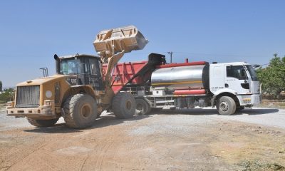 Şahnahan Mahallesinde Altyapı ve Yol Yapım Çalışmaları Devam Ediyor