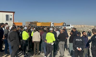 100 Hafriyat Kamyon Sürücüsü Malatya Şehir Mezarlığı Girişinde Kontak Kapattı