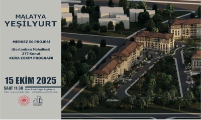 Yeşilyurt ve Battalgazi’de Toplam 532 Deprem Konutun Kuraları 15 Ekim’de Çekilecek