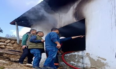 Akçadağ Aktepe Mahallesinde Bir Evde Çıkan Yangında Evde Maddi Hasar Meydana Geldi