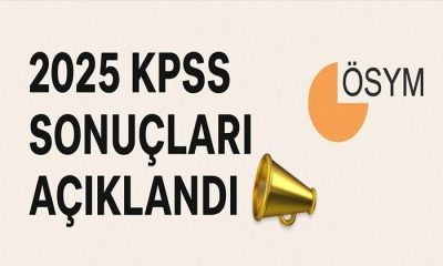 2025-KPSS A Grubu Sınavı (Genel Yetenek-Genel Kültür ve Alan Bilgisi) Sınav Sonuçları Açıklandı