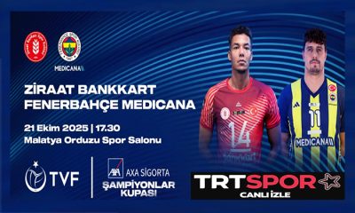 2025 AXA Sigorta Şampiyonlar Kupası Finali, 21 Ekim Salı Saat 17.30’da Malatya’da Oynanacak