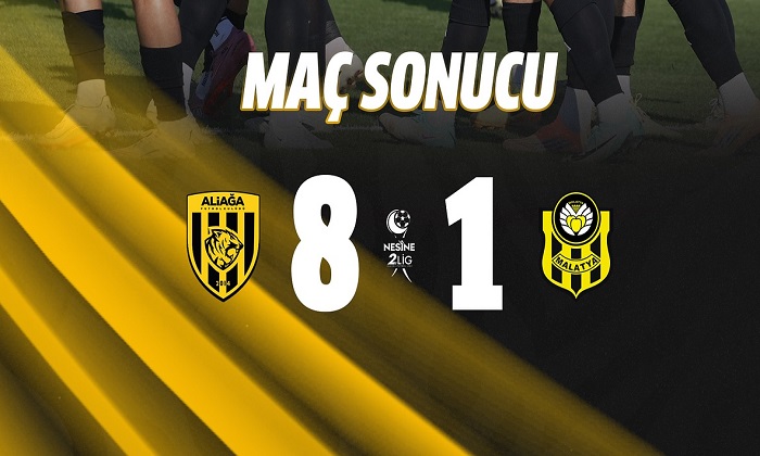 Yeni Malatyaspor Deplasmanda Aliağa Futbol Kulübü’ne 8-1 Mağlup Oldu