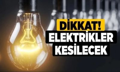 Arguvan ve Arapgir’de 18 Ekim Cumartesi Günü  Planlı Elektrik Kesintisi Uygulanacak 